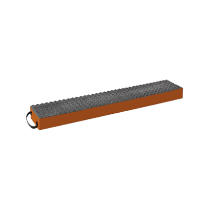 MAXSafe® Stackable Cribbing Block with Lanyard, Orange, 40 x 100 x 600mm L