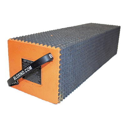 MAXSafe® Stackable Cribbing Block with Lanyard, Orange, 150 x 180 x 600mm L