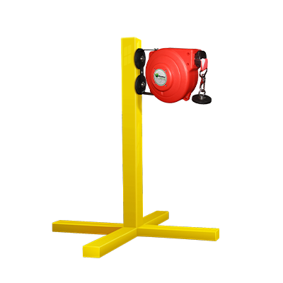 Retractable Safety Reel Support Stand 1000 x 900mm