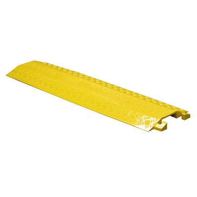 MAXSafe Rubber Dropover Cable Cover – Yellow – 1000mm L x 130mm W x 20mm H – Channel Size 40mm W x 10mm H
 – Weight 1.5kg
