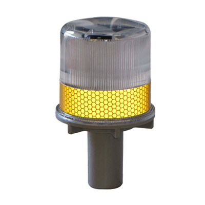 Solar LED  Beacon -Yellow