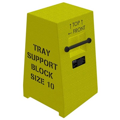 Truck Tray Rest Block – Size 10 – To Suit CAT 796 – 424 W x 350 L x 667mm H – 29kg – Chassis Width: 320-322mm