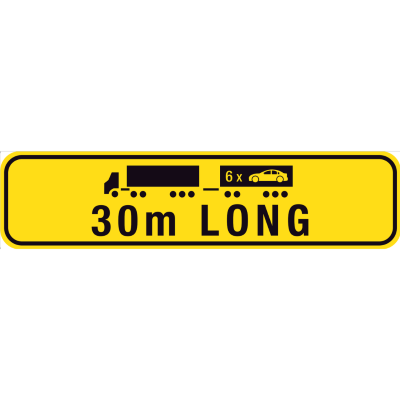 1020X250mm – Metal – Class 2 – Hinged – Road Train 30m Long