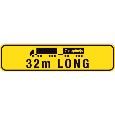 1020X250mm – Metal – Class 2 – Hinged – Road Train 32m Long