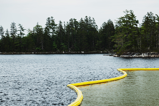 Durable Silt Curtain and Containment Boom for Spill Control