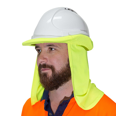 HARD HAT FLAP MICRO MESH