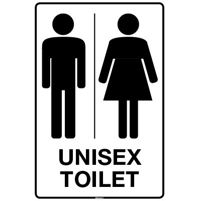 GENERAL SIGN UNISEX TOILET