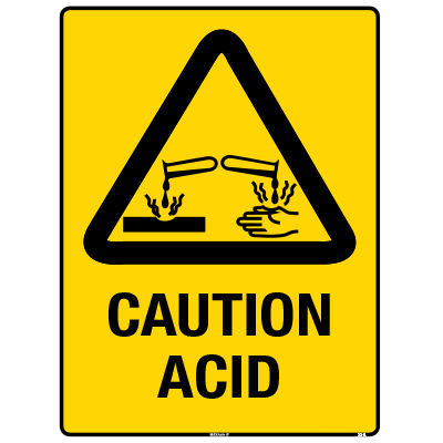 CAUTION ACID