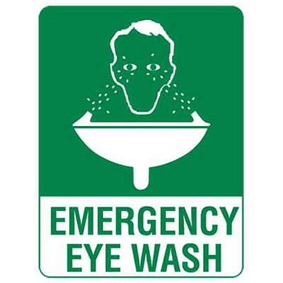 EMERGENCY EYE WASH SIGN