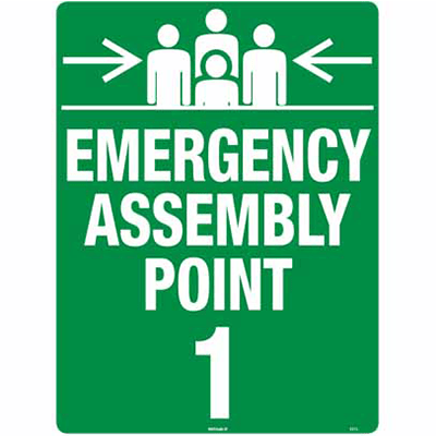 EMERGENCY ASSEMBLY POINT 1