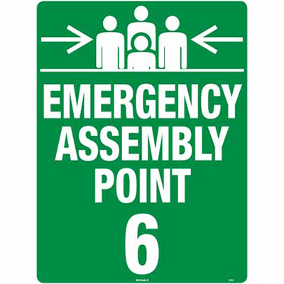 EMERGENCY ASSEMBLY POINT 6