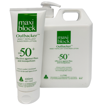 CoolWorker MaxiBlock Sunscreen with Insect Repellent SPF50+, 100g Tube (Sold in Cartons, Carton Qty is 24)