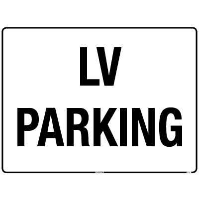 BUILDING SITE SIGN LV PARKING