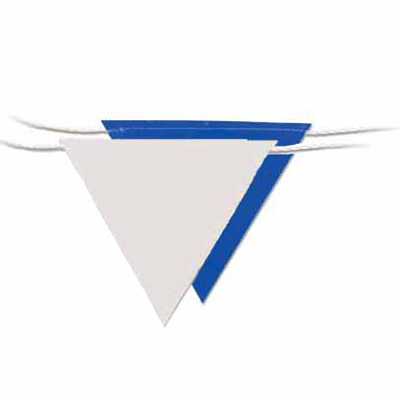 Flag Bunting – 30m Roll – Blue/ White