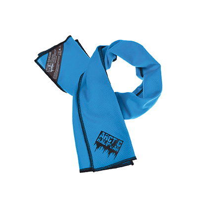 Blue Cooling Wrap XT, 825mm x 305mm, Microfiber Technology, Slot for Secure Loop, Reusable Packaging