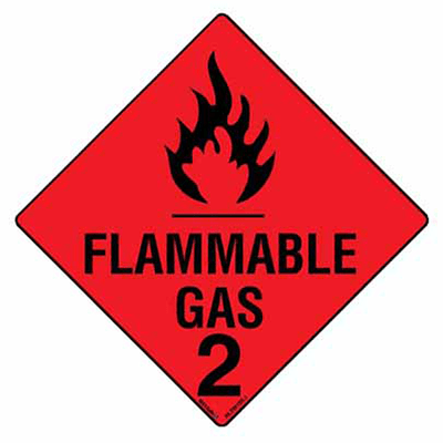 HAZCHEM FLAMMABLE SIGN