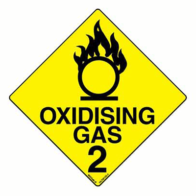 HAZCHEM OXIDISING SIGN