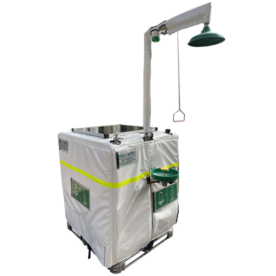 1250 Ltr Mobile Safety Shower & Eyewash – Solar Powered