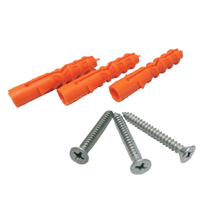 Masonry Screw With Orange Plug