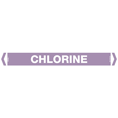 PIPE MARKER CHLORINE