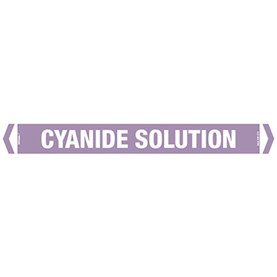 PIPE MARKER CYANIDE SOLUTION