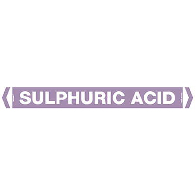 PIPE MARKER SULPHURIC ACID