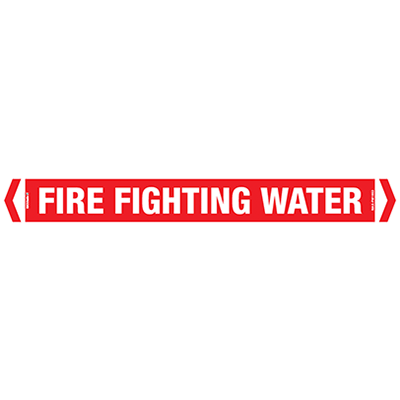 PIPE MARKER FIRE FIGHTING WATER