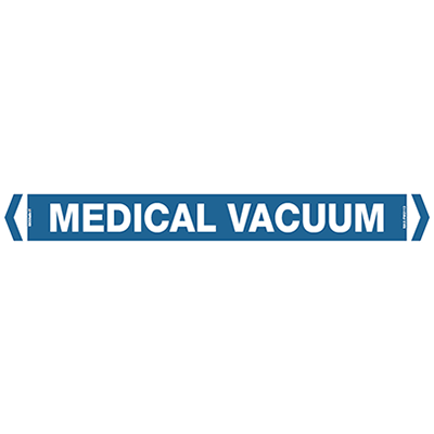 PIPE MARKER MEDICAL VACUUM