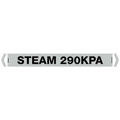 PIPE MARKER STEAM 290KPA