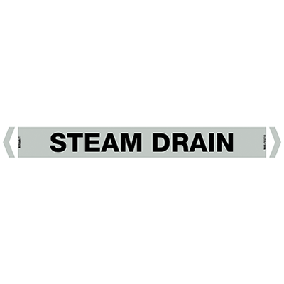 PIPE MARKER STEAM DRAIN