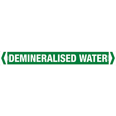 PIPE MARKER DEMINERALISED WATER