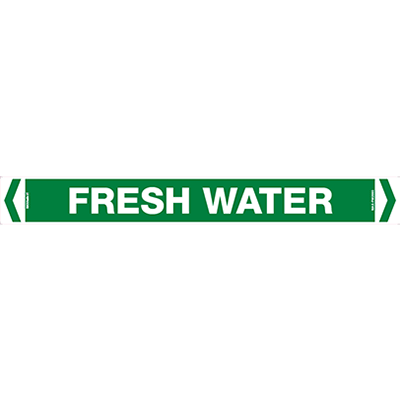 PIPE MARKER FRESH WATER