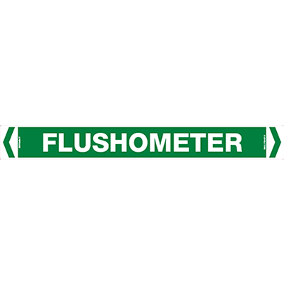 PIPE MARKER FLUSHOMETER