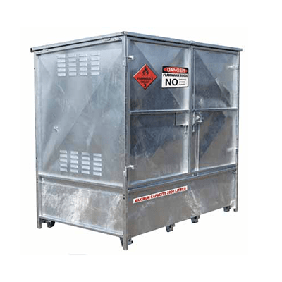 Double IBC MaxBund-Metal Dangerous Goods Store – Assembled