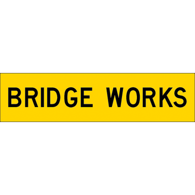 1200x300mm – Corflute – Cl.1 – Bridge Works