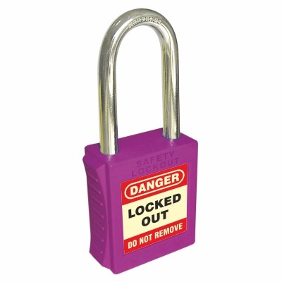 42mm Premium Padlock – Purple – Keyed Alike