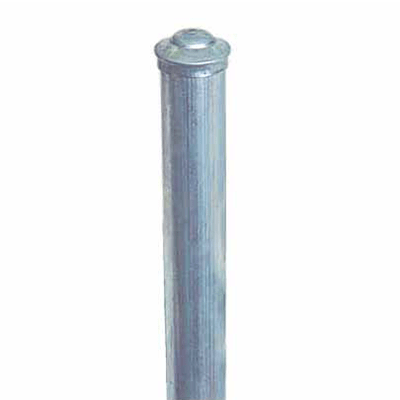 3.25 mtr Galv Post 50 N/B – 60mm OD – C/w Cap