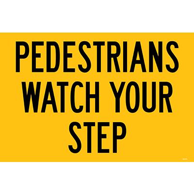 SWING STAND SIGN PEDESTRIANS