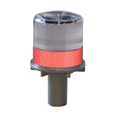 Solar LED Beacon – Red