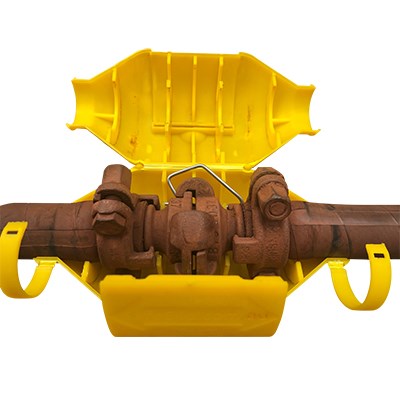 Clampsafe Coupler Cover 1inch – Yellow – Box 10