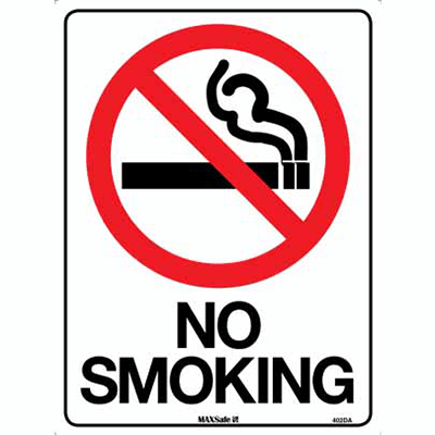 PROHIBITION SIGN NO SMOKING