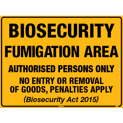 BIOSECURITY FUMIGATION AREA