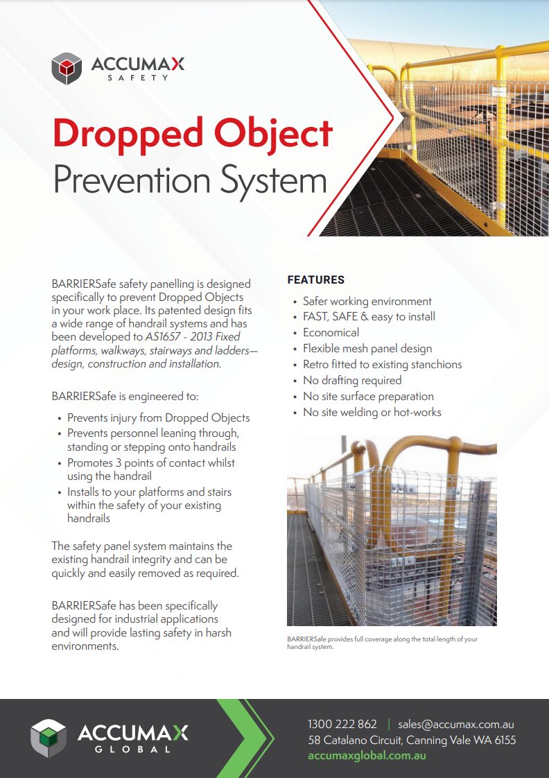 Dropped Object Prevention System