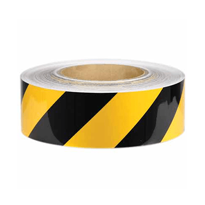 Class 2 Reflective Tape - 50Mm X 45.7M 6 RT1YP Reflective Tape Class 2 Yellow Black Web 1 1