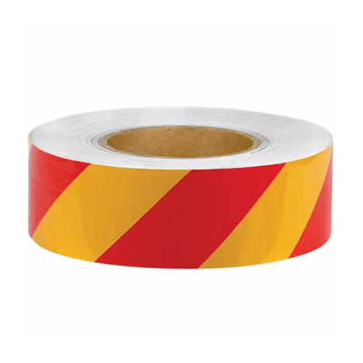Class 2 Reflective Tape - 50Mm X 45.7M 3 RT2RY Reflective Tape Class 2 Red Yellow Web 1 1