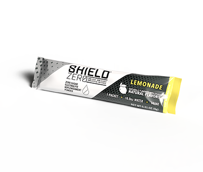 Shield Zero Electrolyte Powder Single Serve Sachets – 100 Pack 3 SWRD ShieldZEROPacket Single Lemon