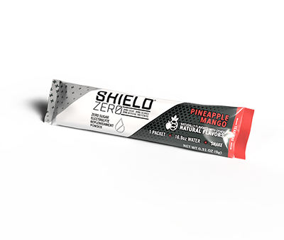 Shield Zero Electrolyte Powder Single Serve Sachets – 100 Pack 5 SWRD ShieldZEROPacket Single PineMango