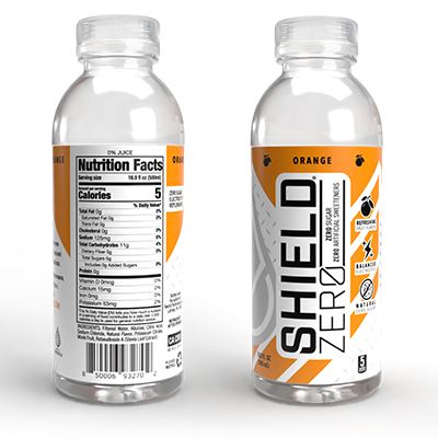 Shield Zero – Ready To Drink 500Ml Bottle – 12 Pack 4 ShieldZero RTD orange