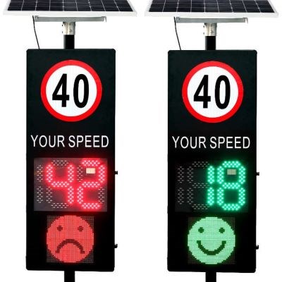 MAXSafe Solar Radar Speed Sign With Face Feedback