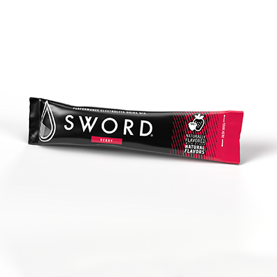 Sword Electrolyte Powder – 50 Pack Single Serve Sachets 12 Sword berry